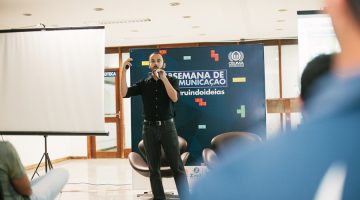 Mattheus Rocha - palestra na Universidade Ceuma (São Luís do Maranhão)