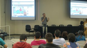 Palestra de Mattheus Rocha na Semana de Jornalismo ASI/Uniso