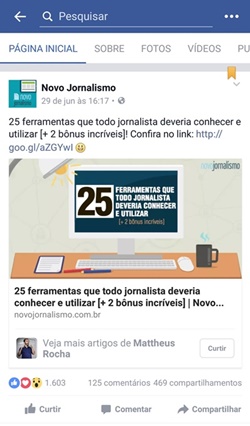 Facebook Marketing para Jornalistas - Author tags: mobile